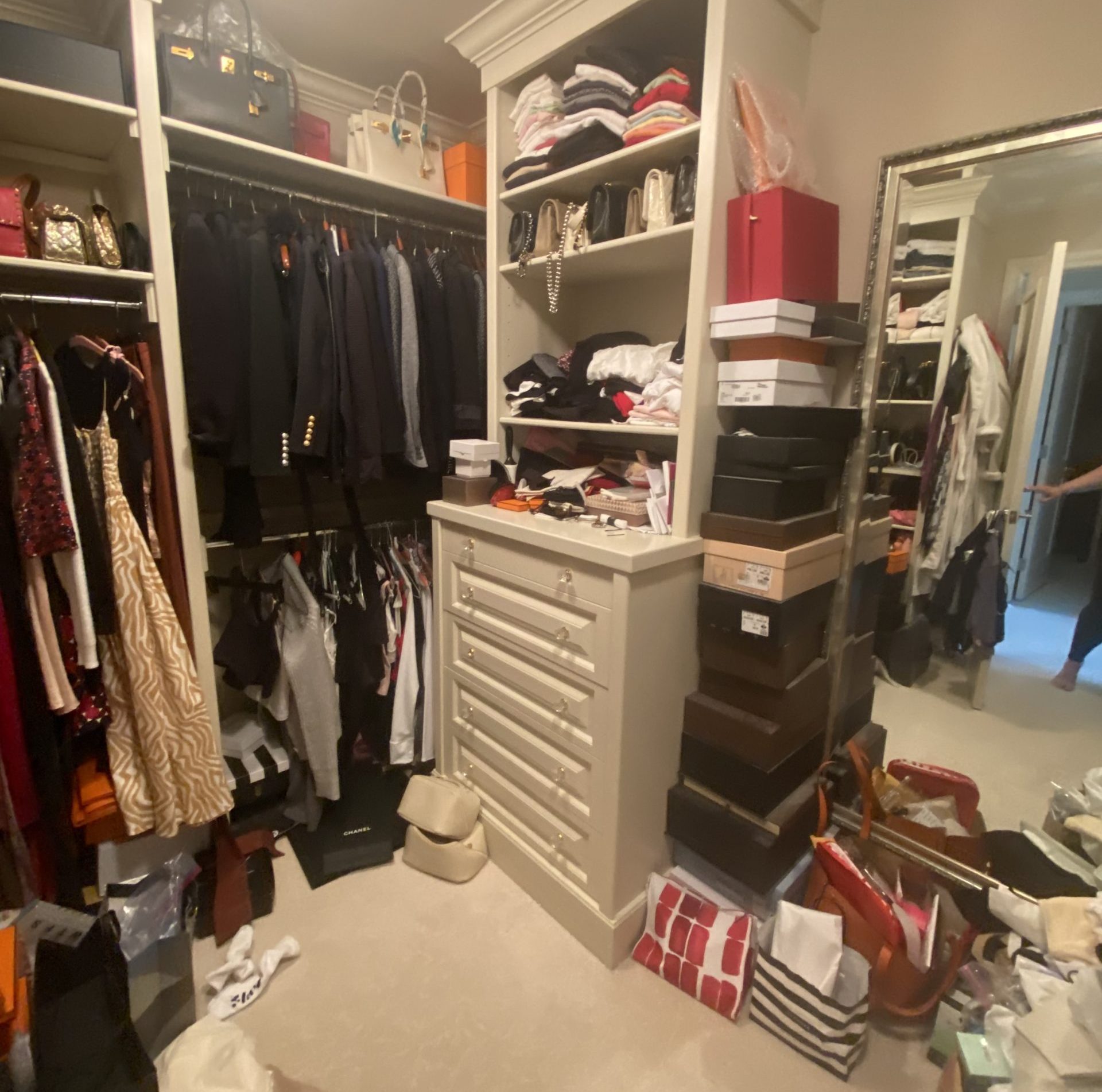Cluttered Closet